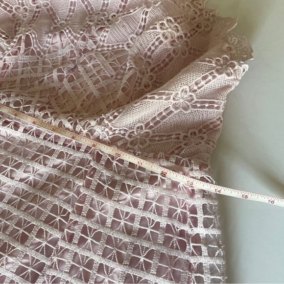 Lush Light Pastel Purple / Pink Lace Dress - Picture 6 of 11